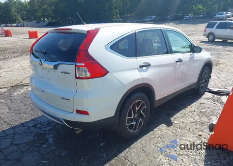 2016 Honda Cr-V Se z USA, uszkodzony, nr VIN 5J6RM4H49GL063742
